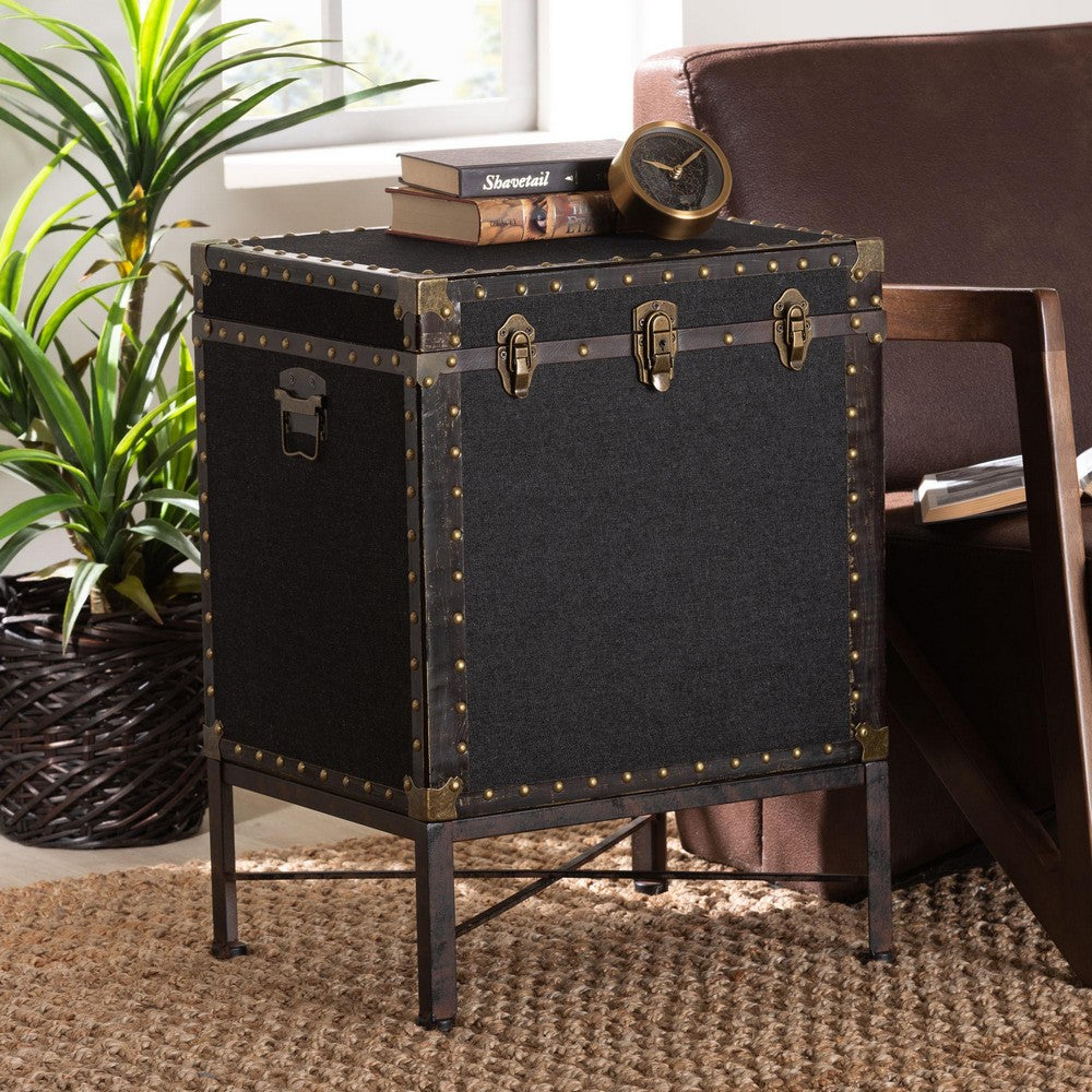Baxton Studio - Laura End Table in Black - JY23B237-Open Box Laura Black-ET view 10