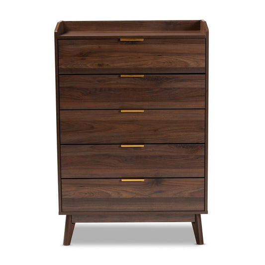 Baxton Studio - Lena Chest in 0 - LV4COD4232WI-Columbia-5DW-Chest view 2