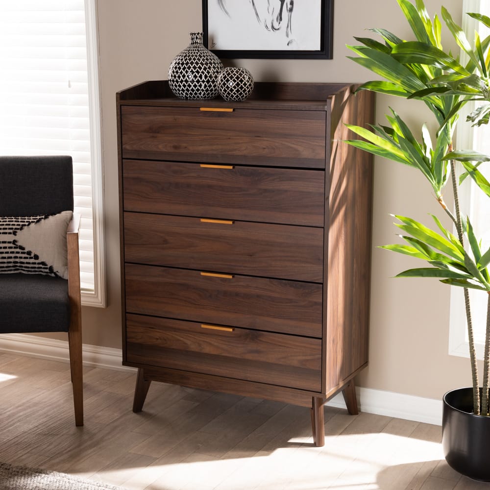Baxton Studio - Lena Chest in 0 - LV4COD4232WI-Columbia-5DW-Chest view 8