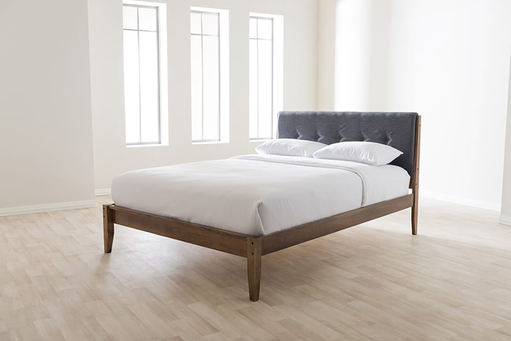 Baxton Studio - Leyton King Size Bed - SW8013-Grey-King view 7