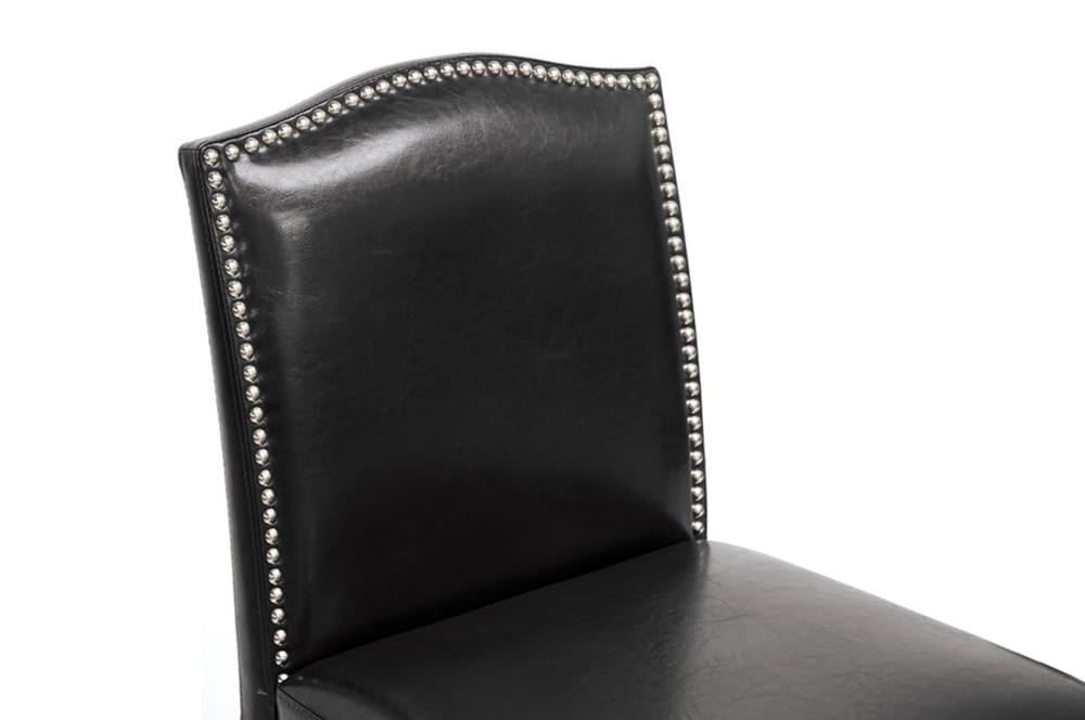 Baxton Studio - Libra Set of 2 Bar Stools in Black - BBT5111 Bar Stool-Black view 3