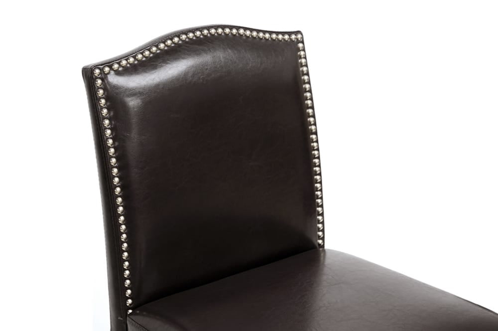 Baxton Studio - Libra Set of 2 Bar Stools in Brown - BBT5111 Bar Stool-Brown view 3