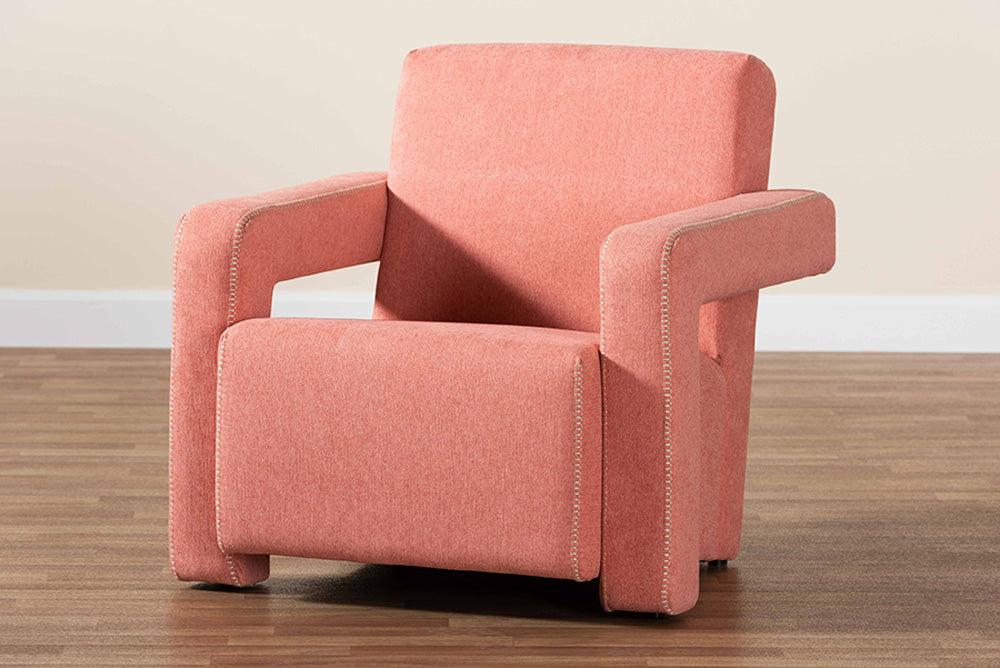 Baxton Studio - Madian Chair - 2018-Red-CC view 8