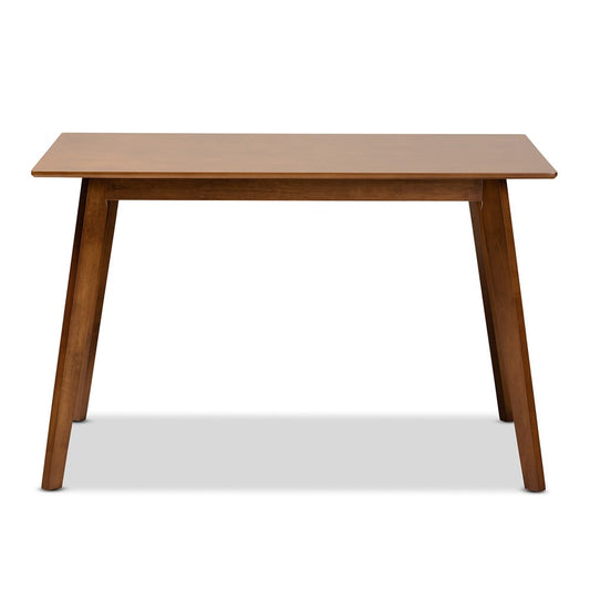 Baxton Studio - Maila Dining Table in Walnut Brown - RH7206T-Walnut-DT view 2