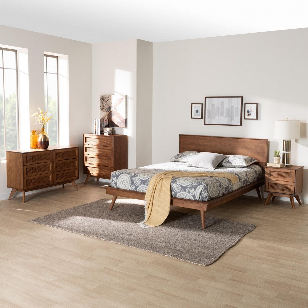 Baxton Studio - Melora Full Bedroom Set in Walnut Brown/Brown - MG0004-Ash Walnut-Full 4PC Bedroom Set view 11