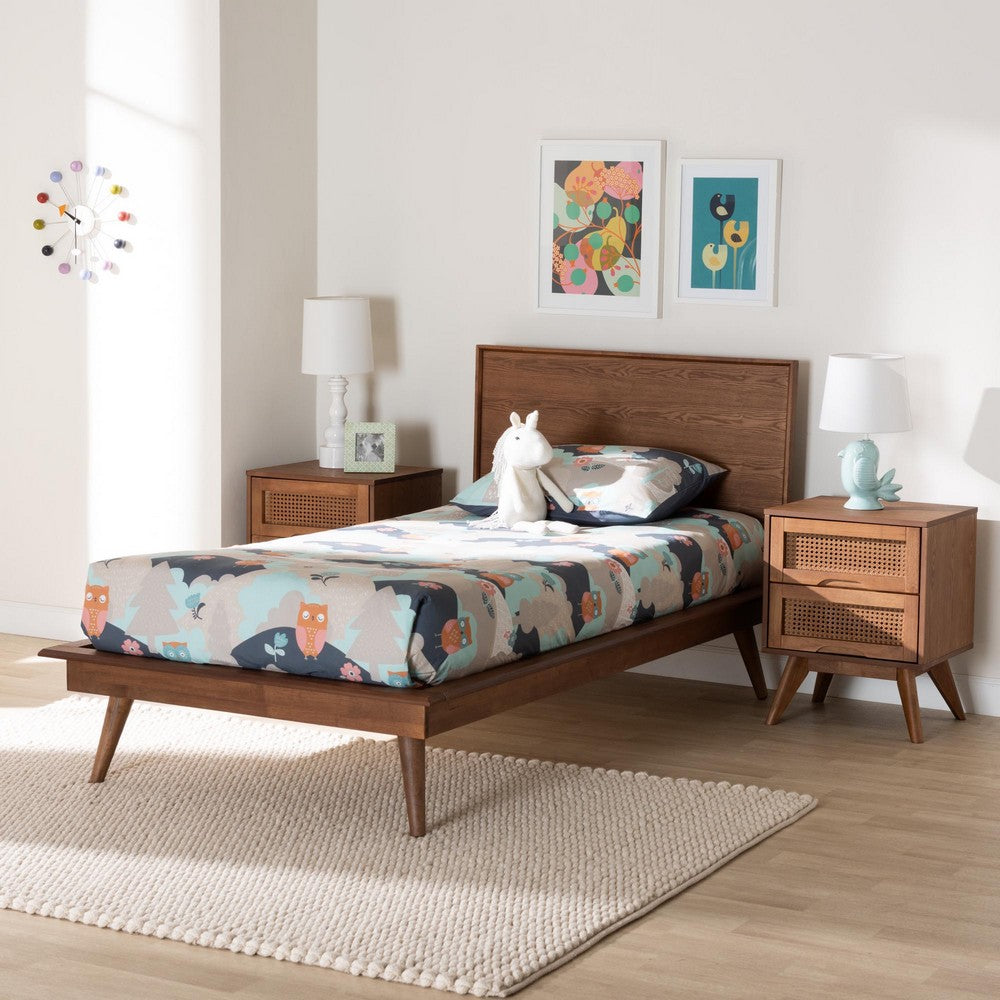Baxton Studio - Melora Twin Bedroom Set in Walnut Brown/Brown - MG0004-Ash Walnut-Twin 3PC Bedroom Set view 11