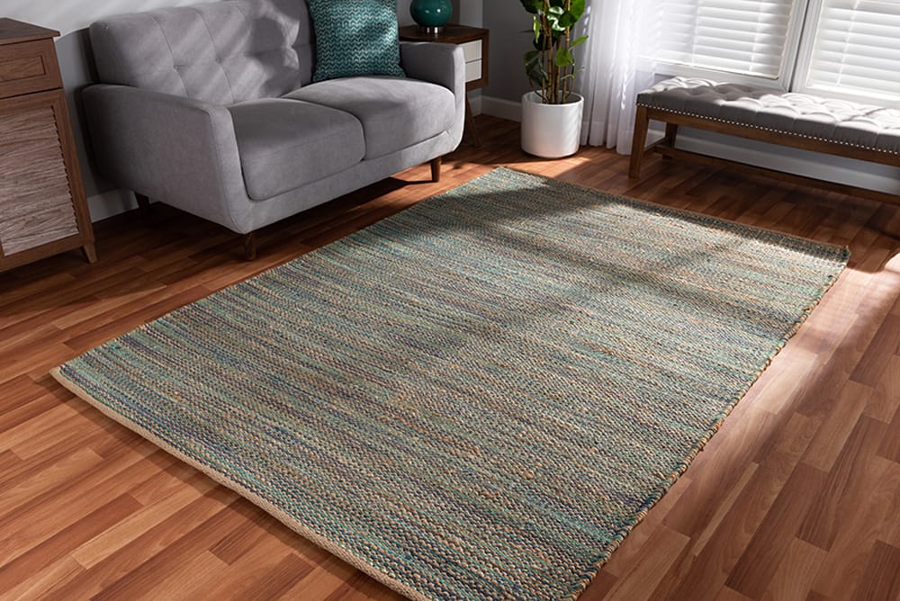 Baxton Studio - Michigan Rug - Michigan-Aqua-Rug view 3
