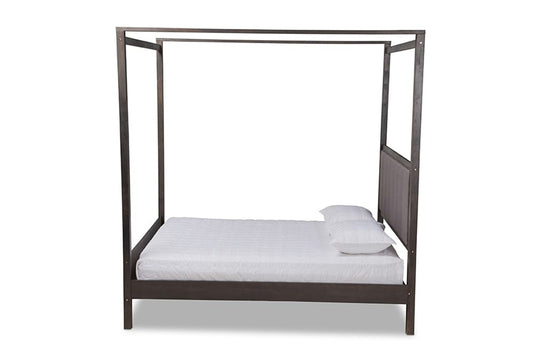 Baxton Studio - Natasha King Size Bed - MG0021-2-Gray/Green Gray-King view 2