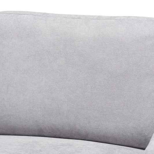 Baxton Studio - Nevin Sectional Sofa in Light Grey - J099S-Light Grey-LFC view 2