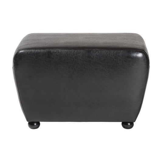 Baxton Studio - Ottoman in Black - Y-051-023-black view 2