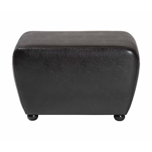 Baxton Studio - Ottoman in Dark Brown - Y-051-001-dark brown view 2