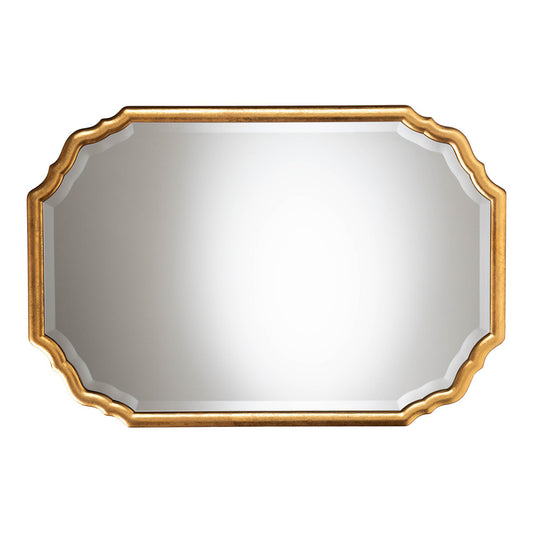 Baxton Studio - Pacino Mirror in Antique Goldleaf - RXW-10957-Wall Mirror view 2