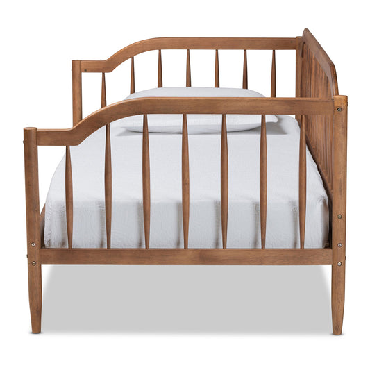 Baxton Studio - Parson Twin Size Daybed in Walnut Brown - MG0073-1-Walnut-Daybed view 2