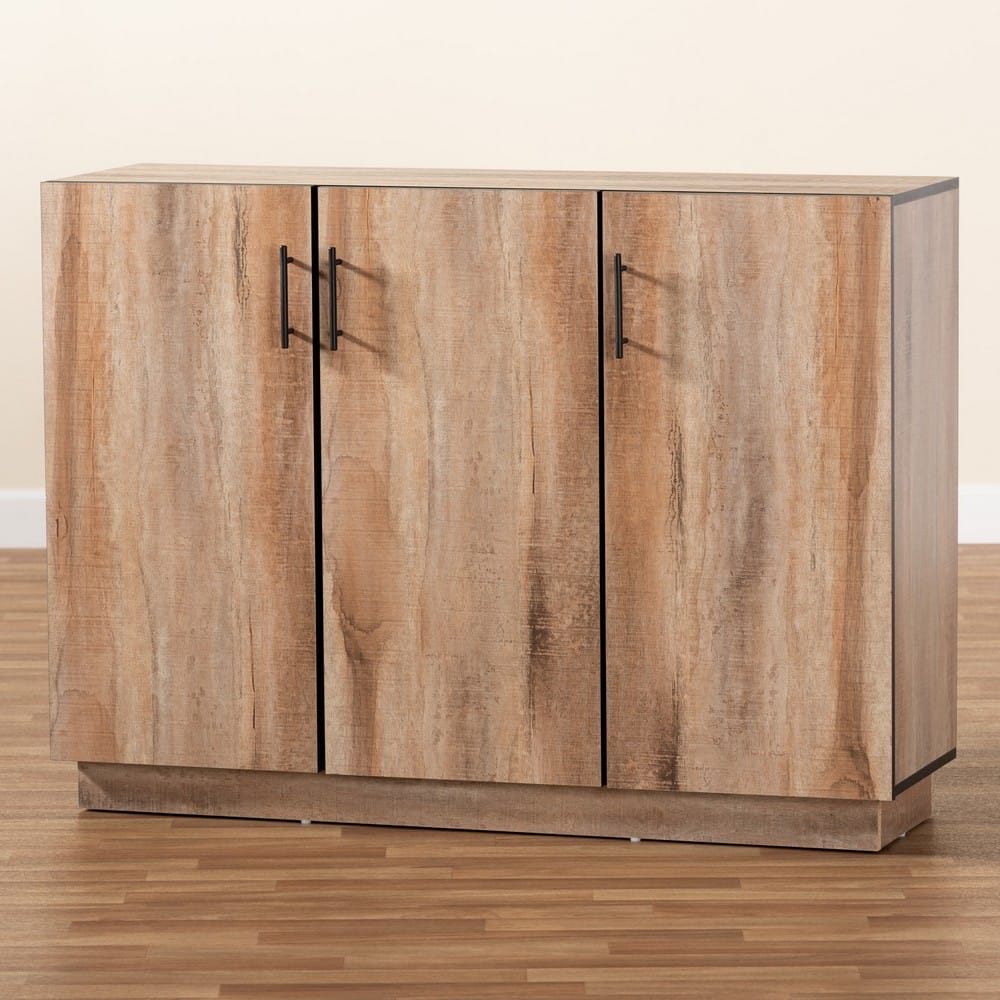 Baxton Studio - Patton Sideboard in Natural Oak - MPC8016-Natural-Sideboard view 8