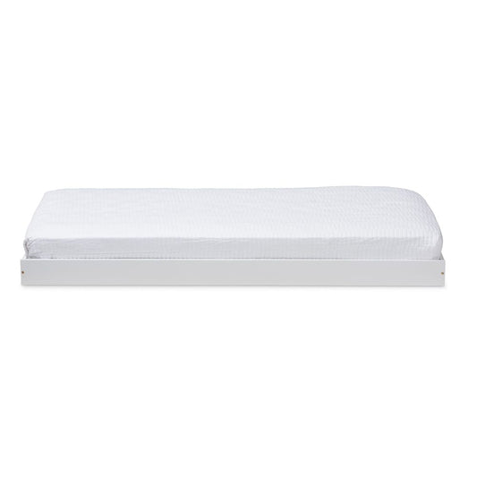 Baxton Studio - Payton Trundle in White - HT-White-Trundle view 2