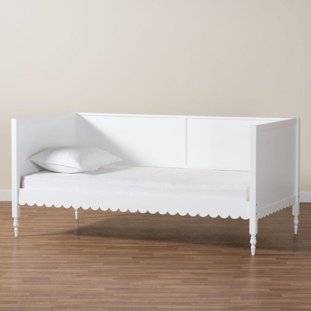 Baxton Studio - Roni Twin Size Daybed in White - Roni-White-Daybed-Twin view 8