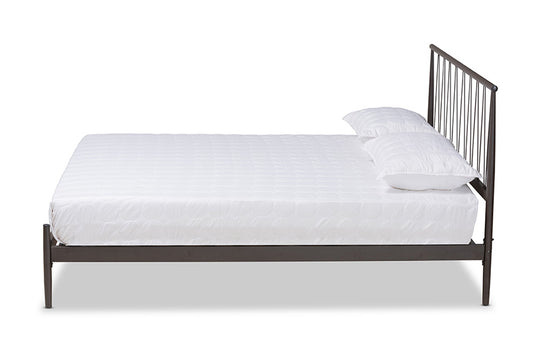 Baxton Studio - Samir Full Size Bed - TS-Lidia-Black-Full view 2