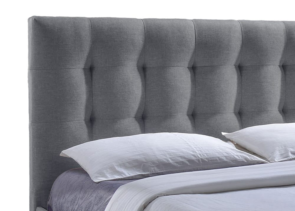 Baxton Studio - Sarter King Size Bed - CF8498-King-Grey view 5