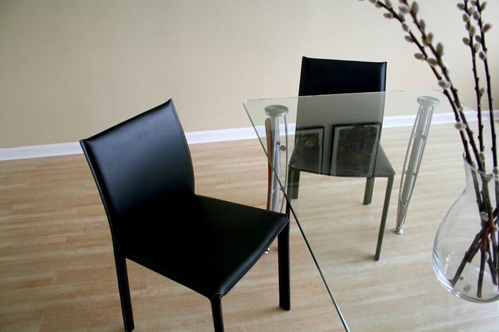 Baxton Studio - Set of 2 Dining Chairs in Black - ALC-1822 Black view 3