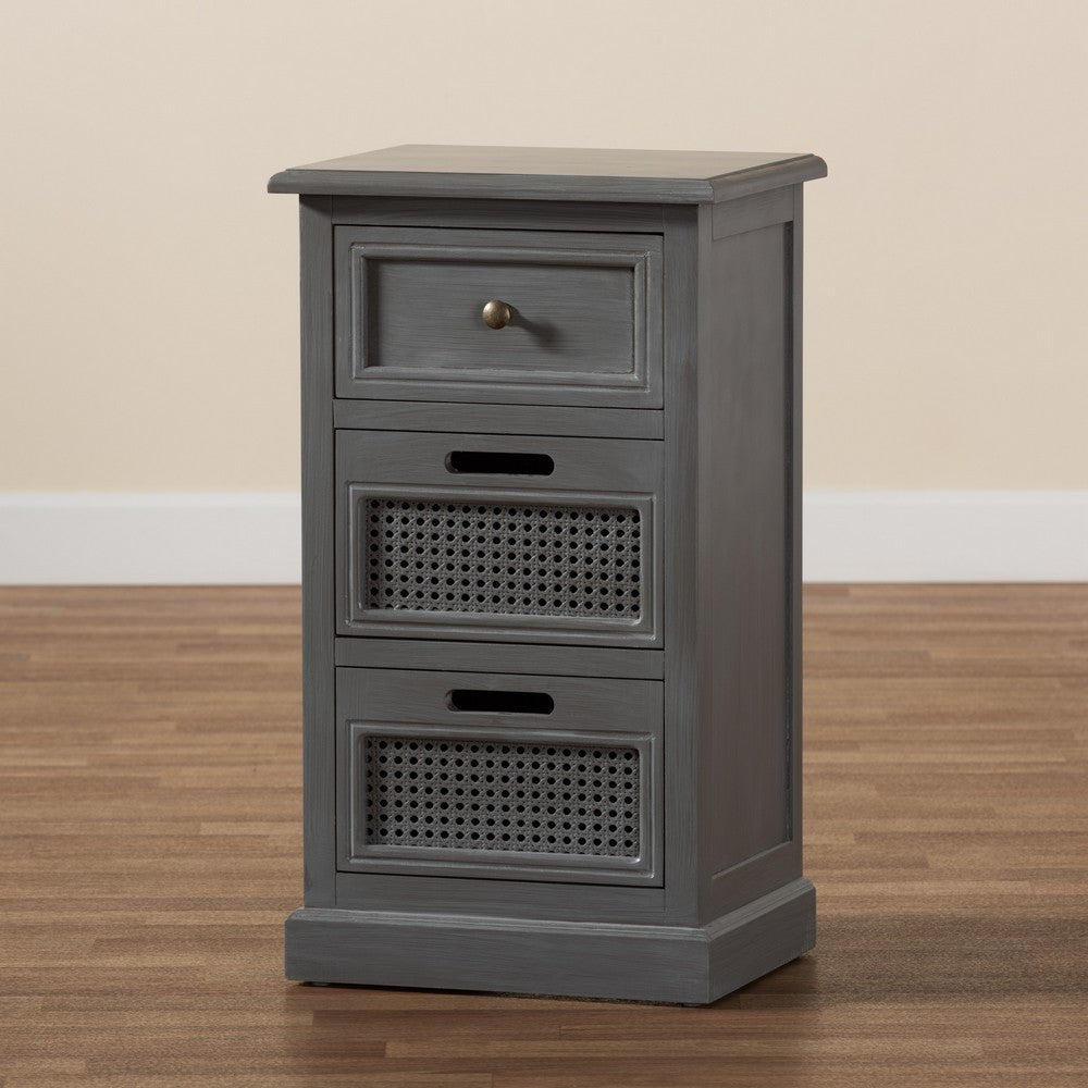 Baxton Studio - Sheldon End Table in Grey - JY20B072-Grey-ET view 8