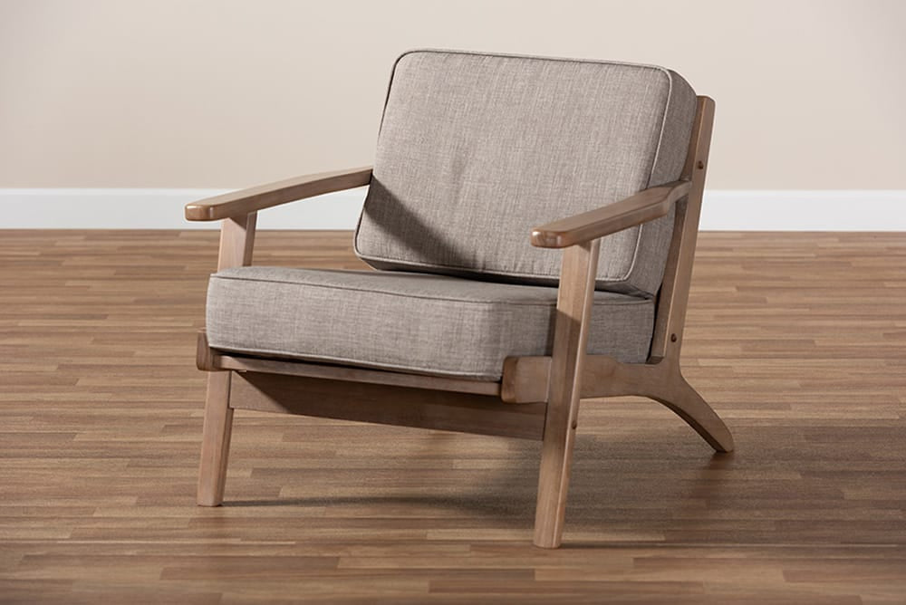 Baxton Studio - Sigrid Chair - Sigrid-Light Grey/Antique Oak-CC view 8