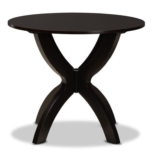 Baxton Studio - Tilde Dining Table in Dark Brown - RH7232T-Dark Brown-35-IN-DT view 2