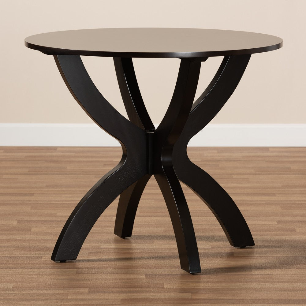 Baxton Studio - Tilde Dining Table in Dark Brown - RH7232T-Dark Brown-35-IN-DT view 6