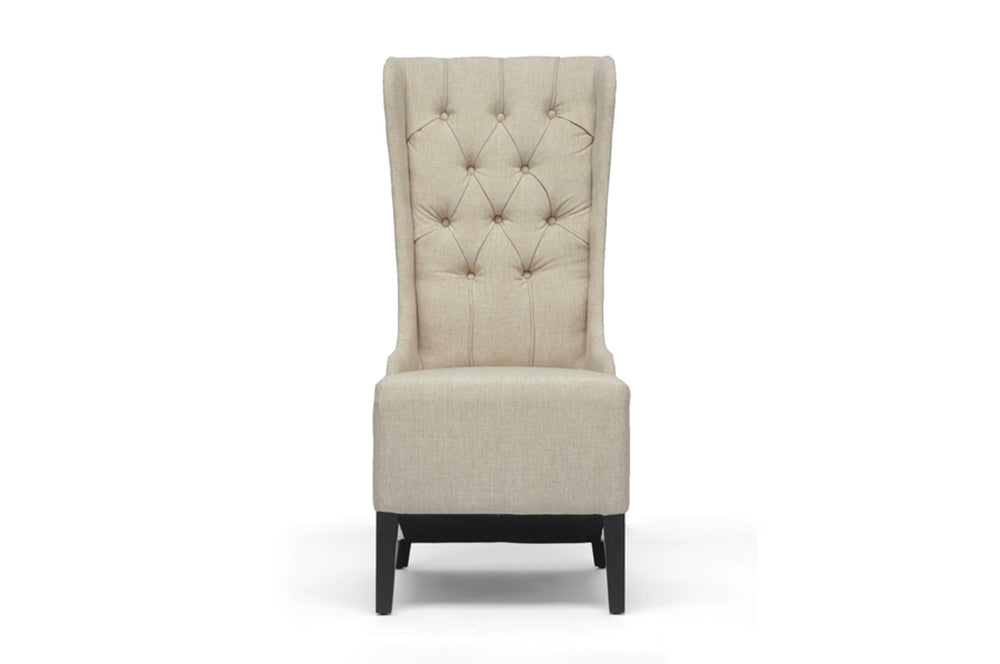 Baxton Studio - Vincent Living Room Chair in Beige - BH-A32386-Beige-AC view 2