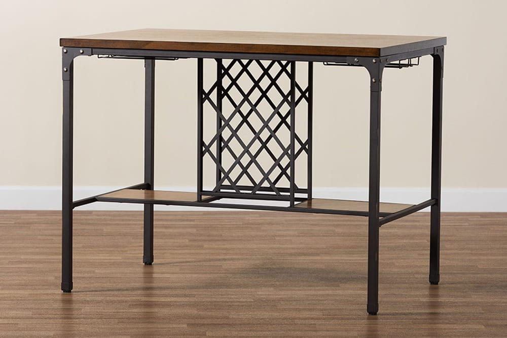 Baxton Studio - Vintner Pub Table - CDC252-PT TABLE view 8