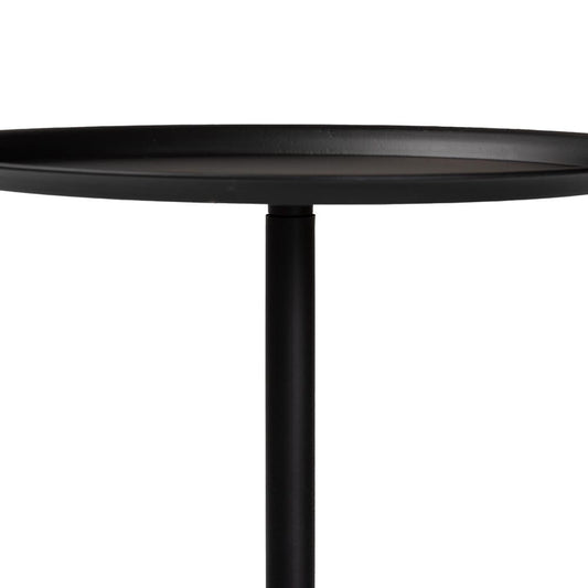 Baxton Studio - Webb End Table in Black - H01-132670-Black/Metal-Side Table view 2