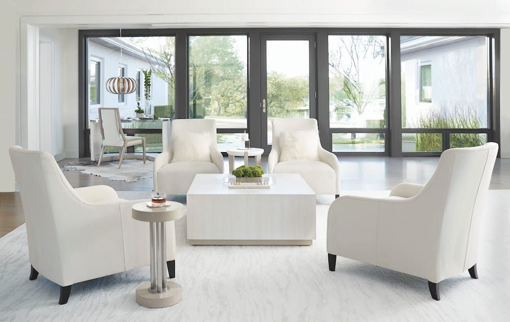 Bernhardt - Axiom Round Chairside Table With Maple Veneer Top - 381122 view 8