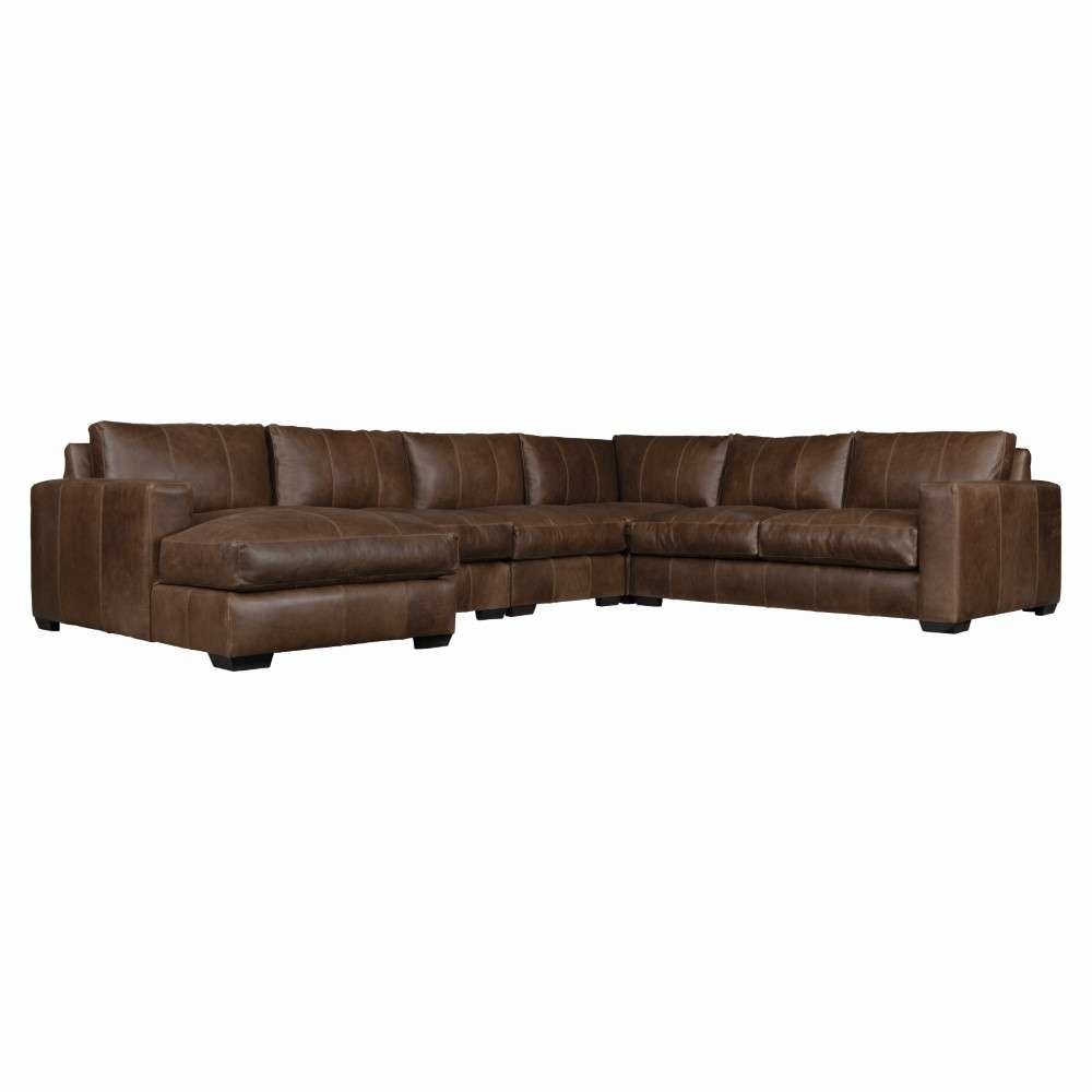 Bernhardt - Dawkins Leather Sectional - K1784 veiw 1