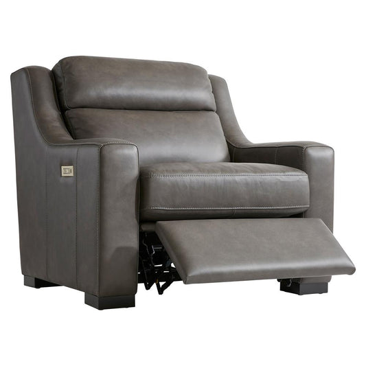 Bernhardt - Germain Leather Power Motion Chair - 2022RHO veiw 2