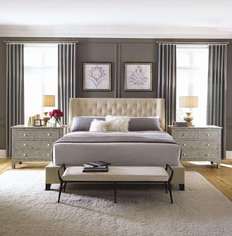 Bernhardt - Interiors Maxime Queen Wing Bed (57.5in) - K1247 veiw 4