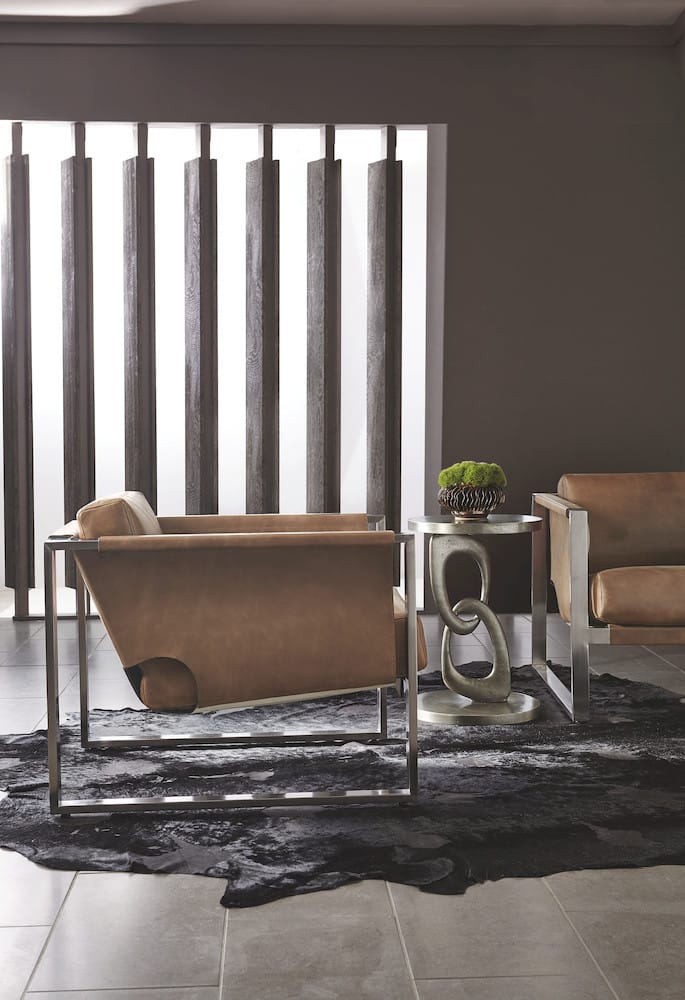 Bernhardt - Linea Metal Round Chairside Table - 384123 view 12