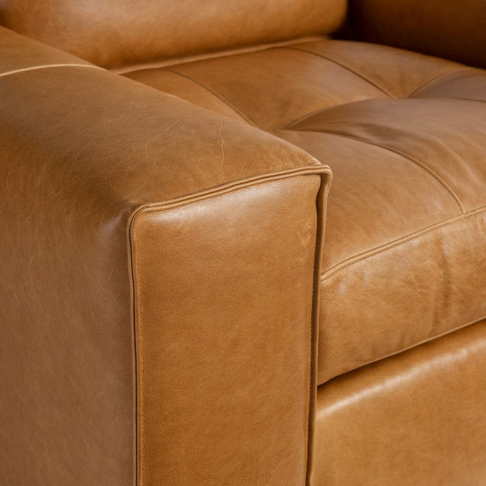 Bernhardt - Nest Leather Swivel Chair in Tan - 332SLO view 5