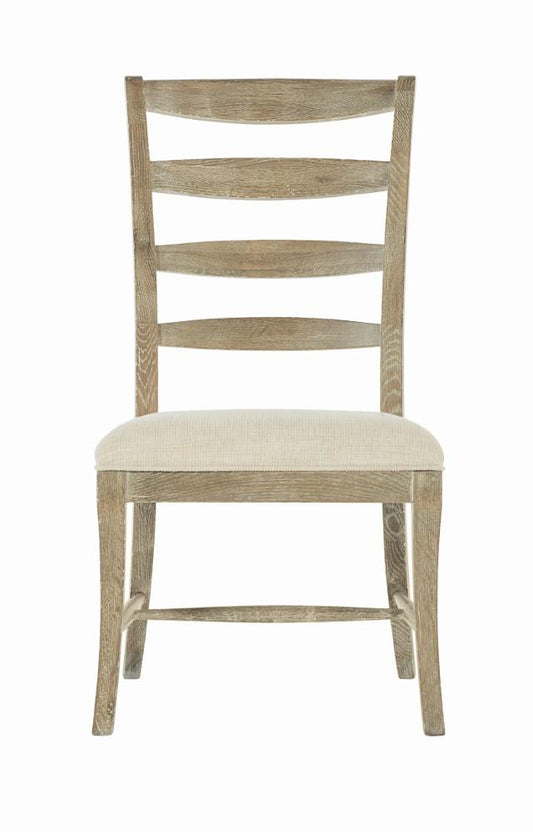 Bernhardt - Rustic Patina Ladderback Side Chair in Sand Finish - 387555_CLOSEOUT veiw 2