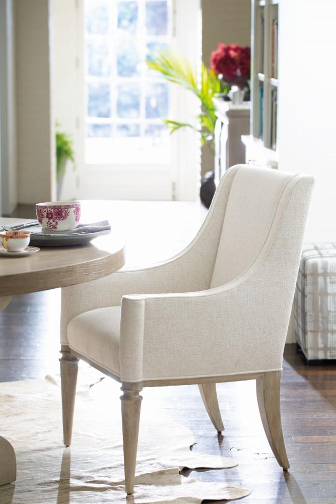 Bernhardt - Santa Barbara Dining Arm Chair with Welt Trim - 385548 veiw 5