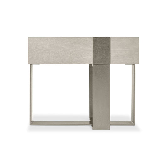 Bernhardt - Tempo Metal Base Nightstand - Beige - 346219R view 2
