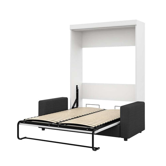 Bestar - Edge Full Murphy Bed with Sofa (73W) in White - 70720-000017 veiw 2
