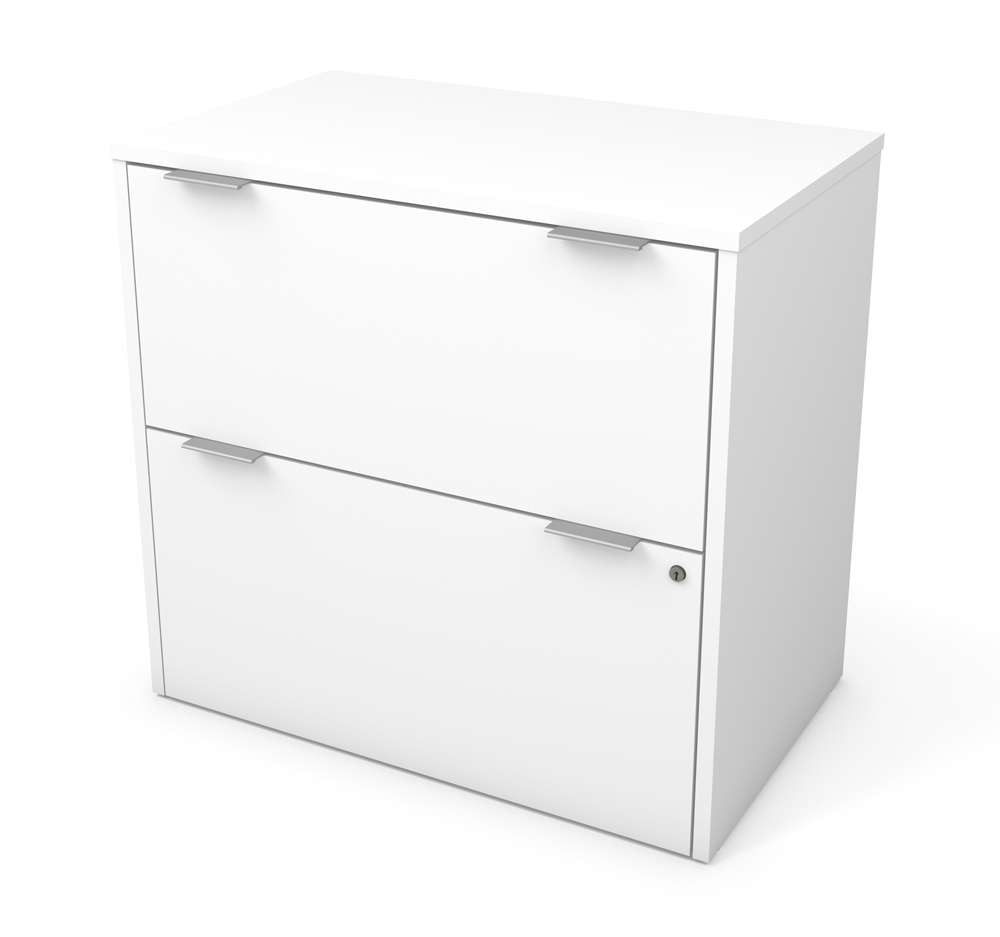 Bestar - I3 Plus 31W Lateral File Cabinet in White - 160630-1117 veiw 1