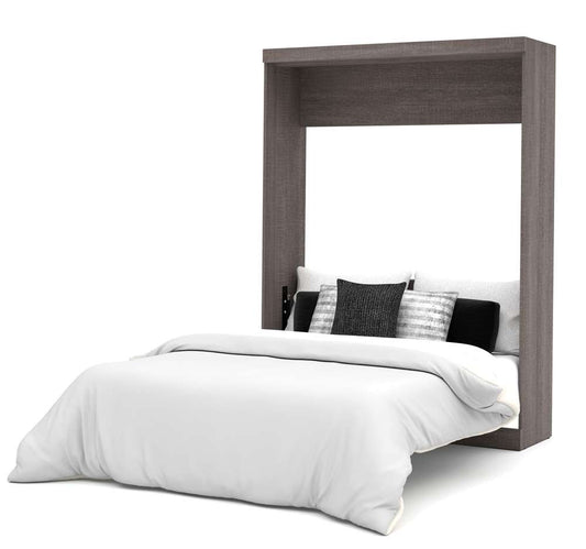 Bestar - Nebula 65W Queen Murphy Bed in Bark Grey & White - 25184-4717 veiw 2
