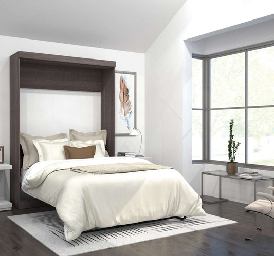 Bestar - Pur 59W Full Murphy Bed in Bark Grey - 26183-47 veiw 3