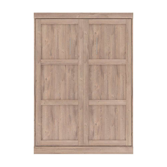 Bestar - Pur 59W Full Murphy Bed in Rustic Brown - 26183-000009 veiw 2