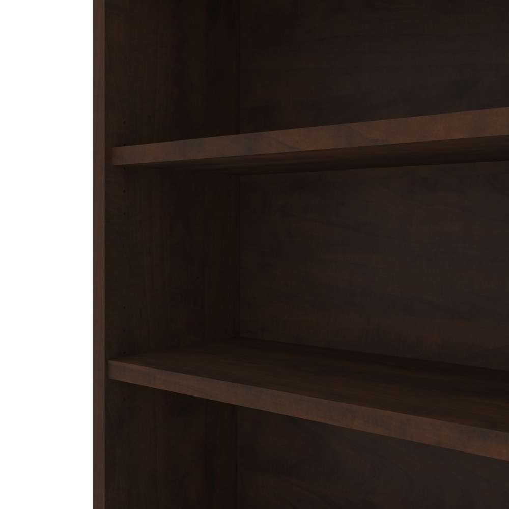 Bestar - Universel 36W Bookcase in Chocolate - 44700-69 veiw 11