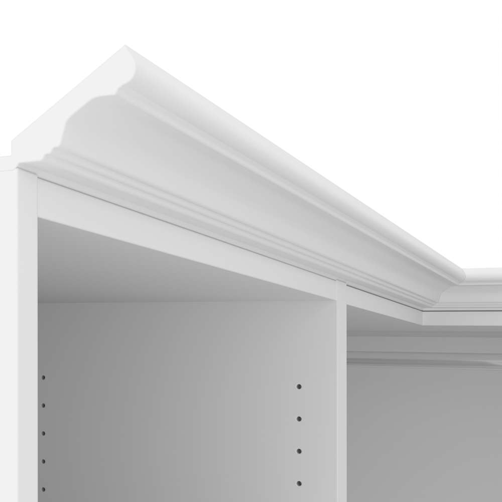 Bestar - Versatile 108W U-Shaped Walk-In Closet Organizer in White - 40875-17 veiw 11