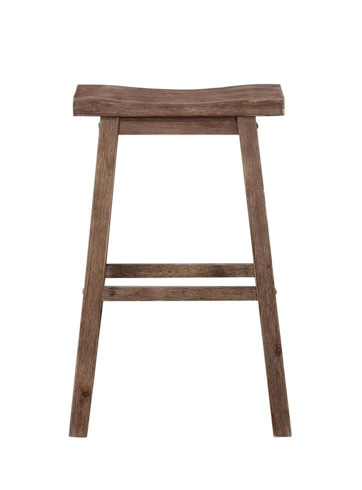 Boraam - 29in Sonoma Wire-Brush Saddle Stool - 75029 veiw 2