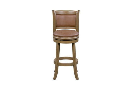 Boraam - Augusta Swivel Counter Stool - Distressed Sandrift - 58824 veiw 2