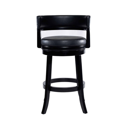Boraam - Balen Bar Height Swivel Stool - Black - 90329 view 2