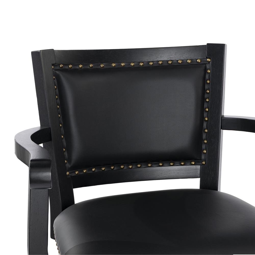 Boraam - Broadmoor Extra Tall Swivel Stool - Black - 52934 veiw 6